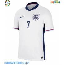 Camisa de time de futebol Inglaterra Bukayo Saka #7 Replicas 1º Equipamento Europeu 2024 Manga Curta